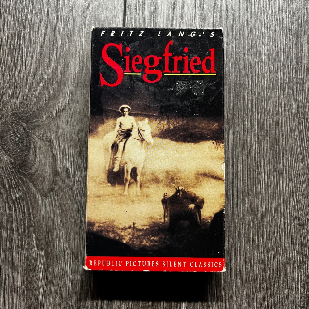Siegfried VHS Fritz Lang 1924 Silent Film Republic Pictures Silent Classics B&W